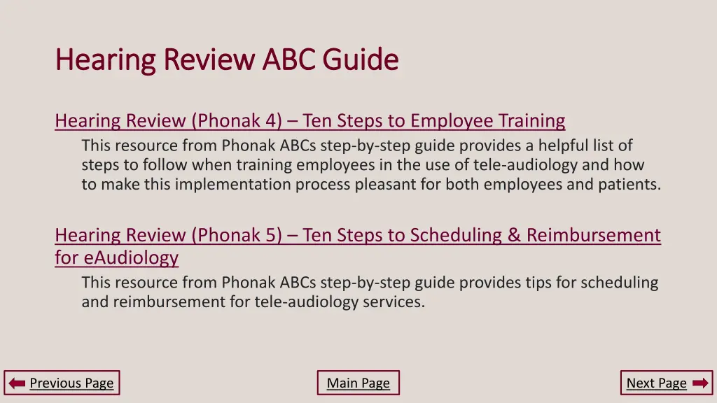 hearing review abc guide hearing review abc guide 2