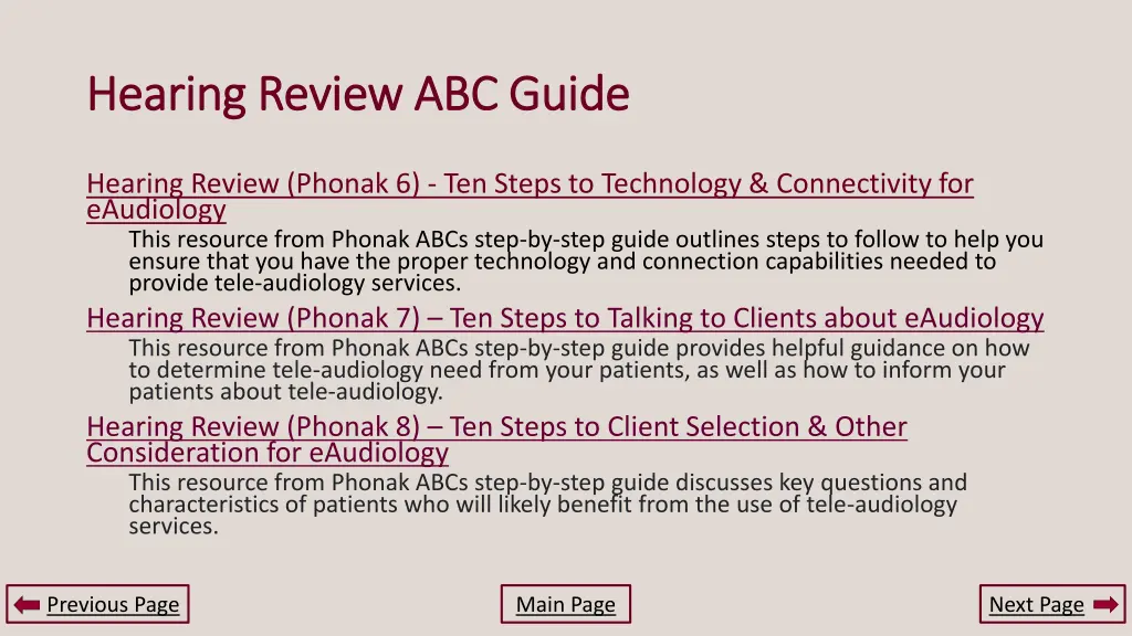 hearing review abc guide hearing review abc guide 3