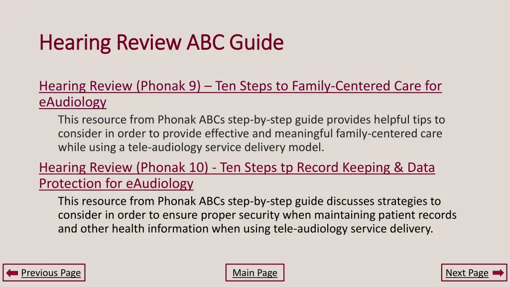 hearing review abc guide hearing review abc guide 4