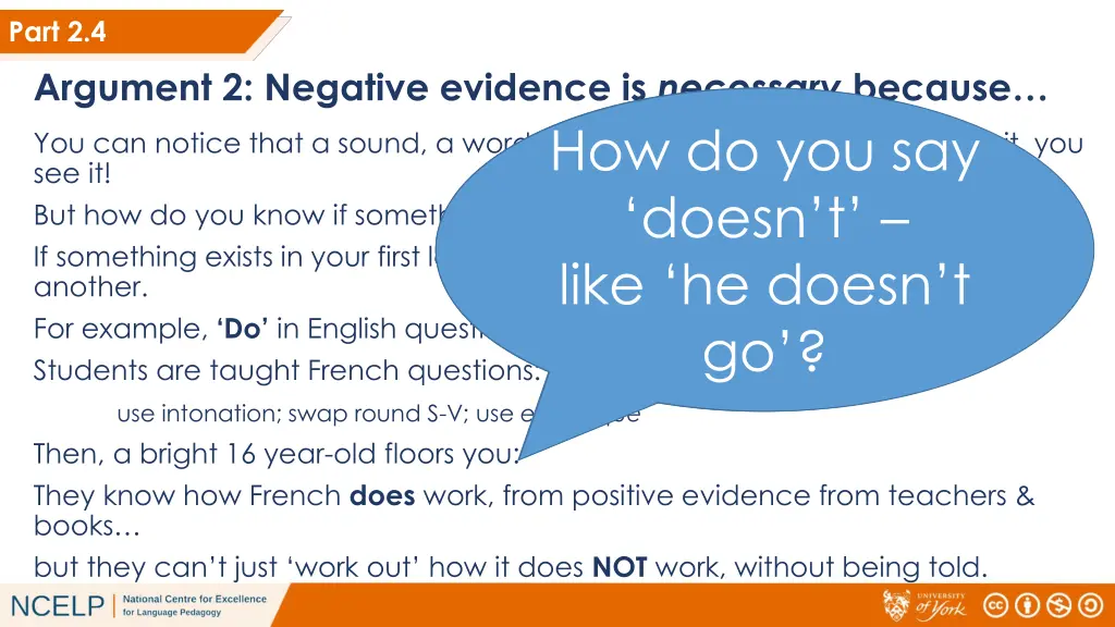 part 2 4 argument 2 negative evidence