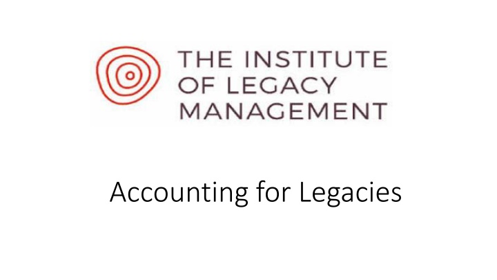 accounting for legacies