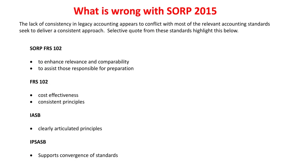 what is wrong with sorp 2015 1