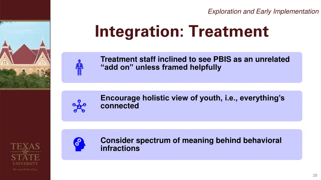 exploration and early implementation 8