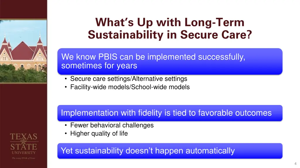 what s up with long term sustainability in secure