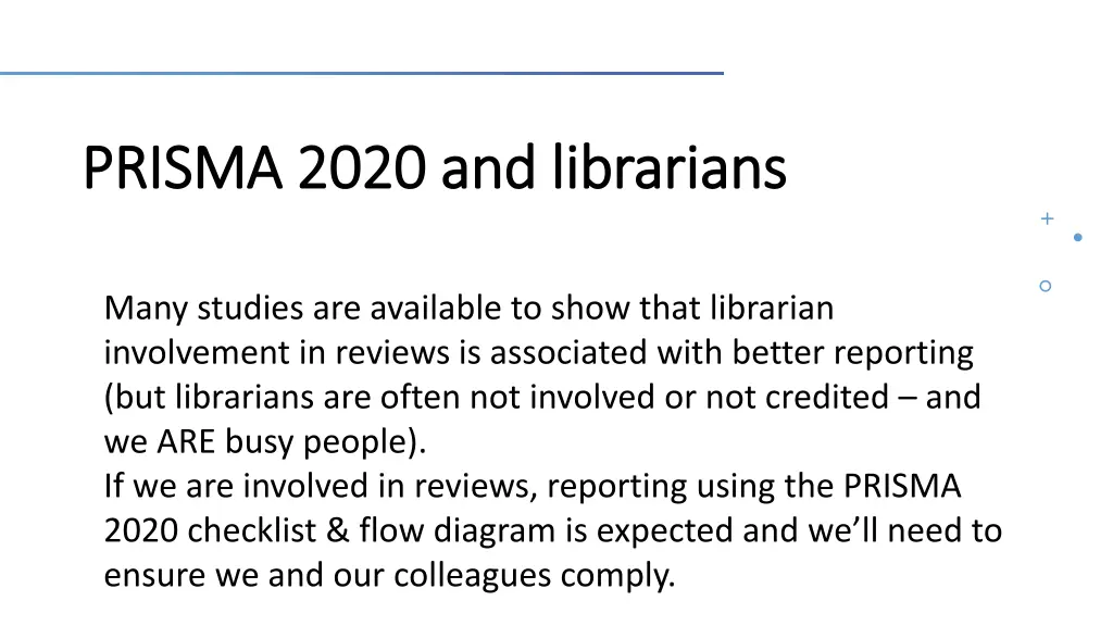 prisma 2020 and librarians prisma 2020