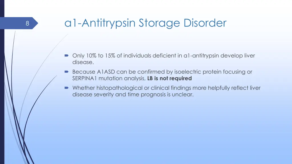 a1 antitrypsin storage disorder