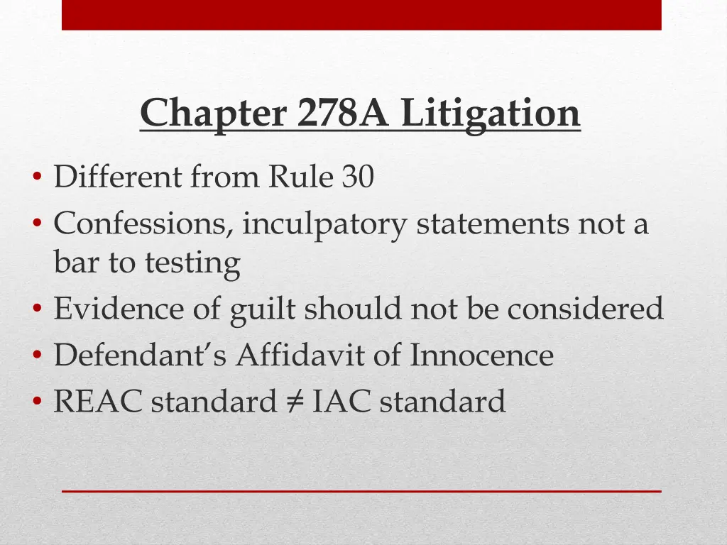 chapter 278a litigation