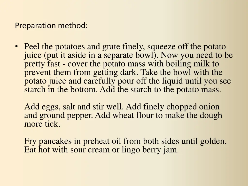 preparation method 4