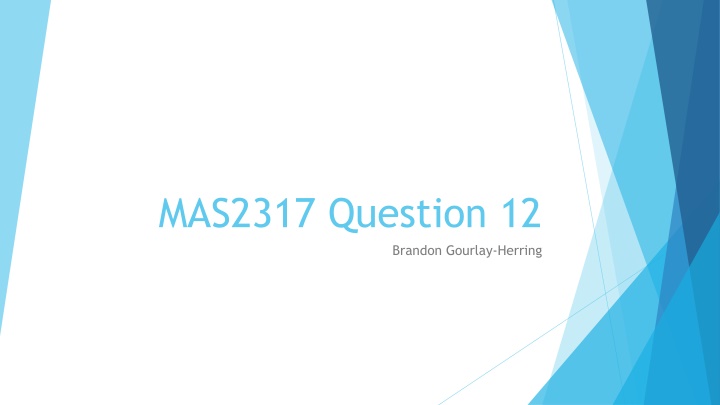 mas2317 question 12