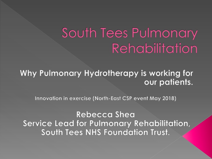 south tees pulmonary rehabilitation