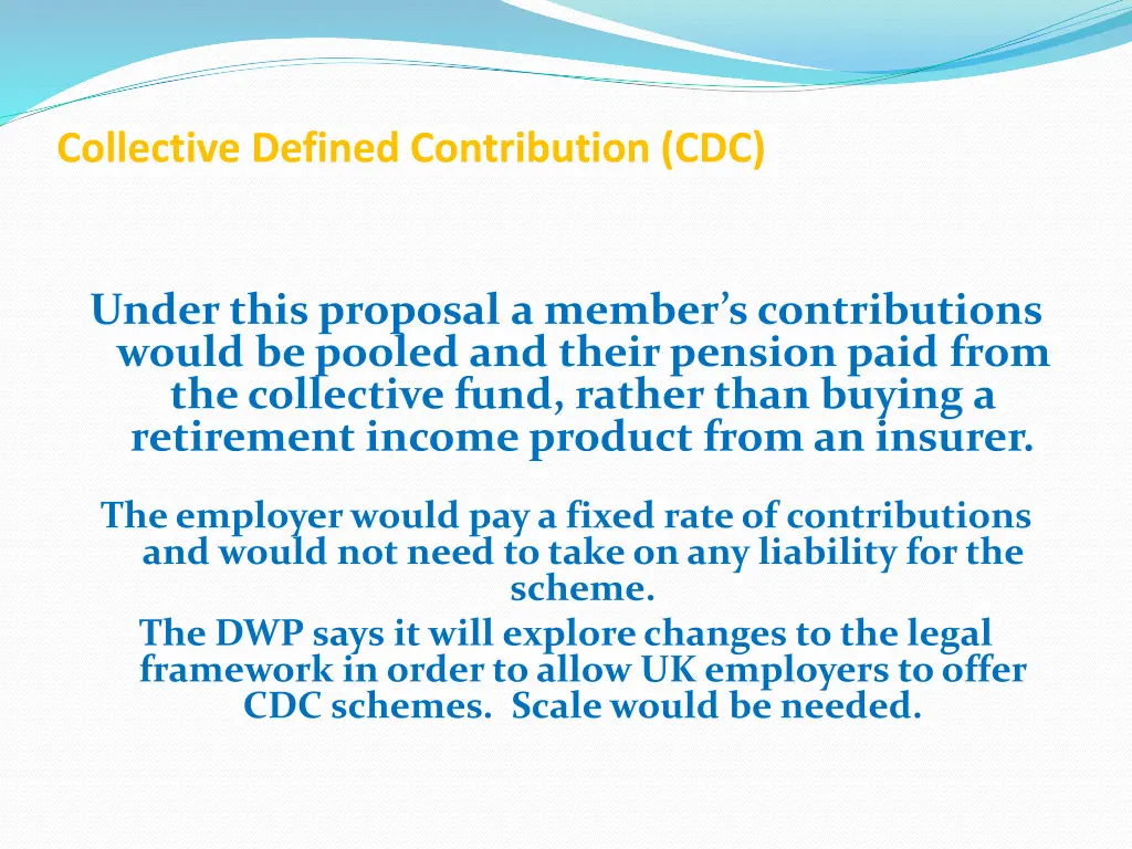 collective defined contribution cdc