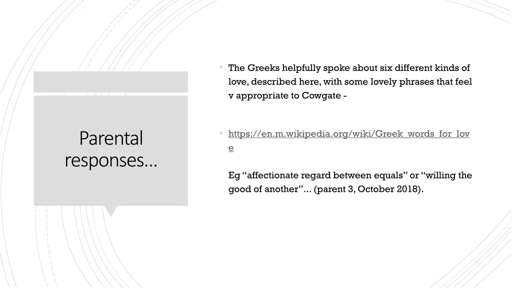 the greeks helpfully spoke about six different