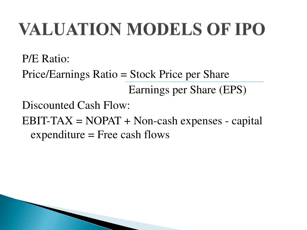 p e ratio price earnings ratio stock price