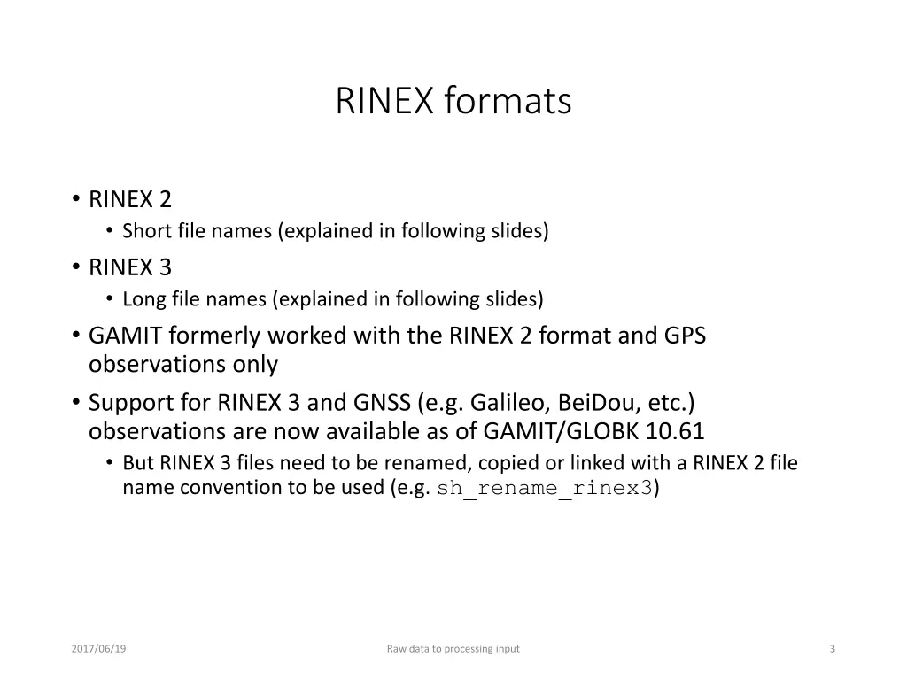 rinex formats