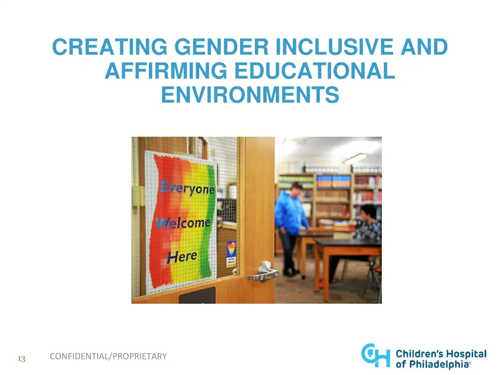 creating gender inclusive and affirming