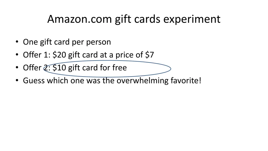 amazon com gift cards experiment