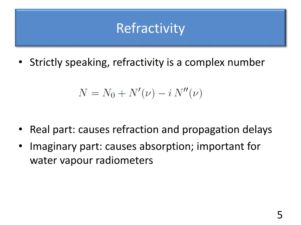 refractivity