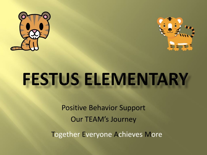 positive behavior support our team s journey