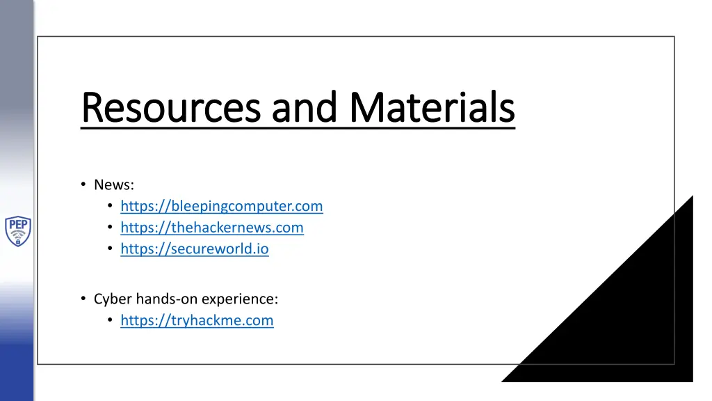 resources and materials resources and materials