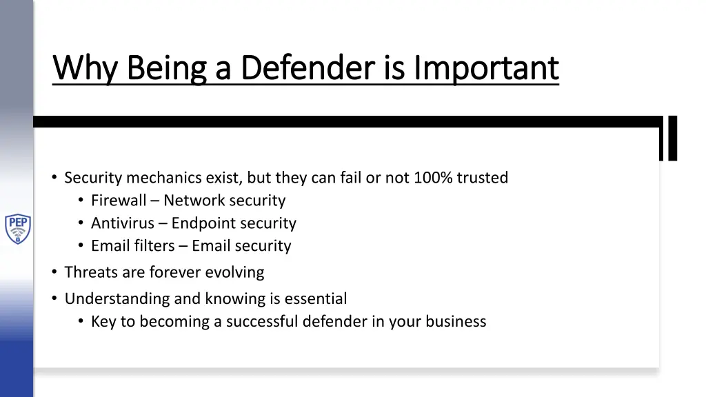 why being a defender is important why being