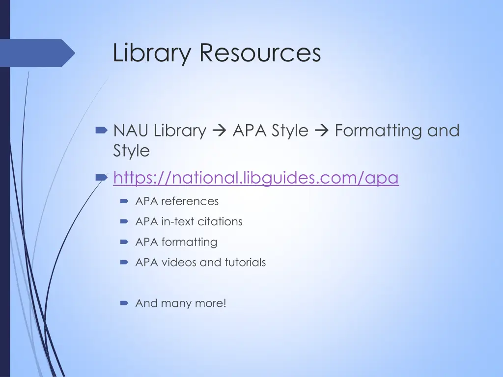 library resources