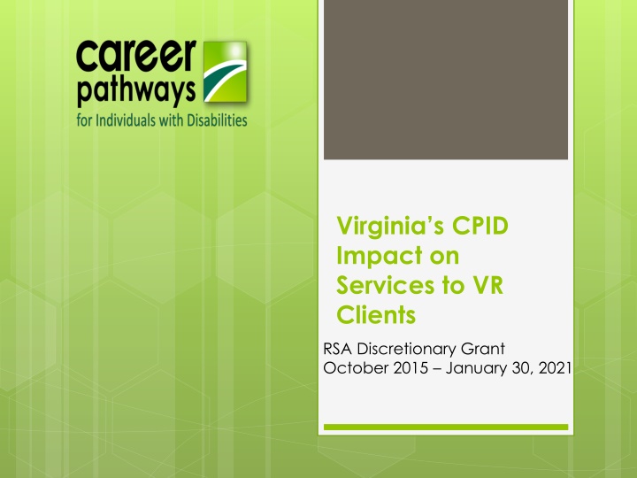 virginia s cpid impact on services to vr clients