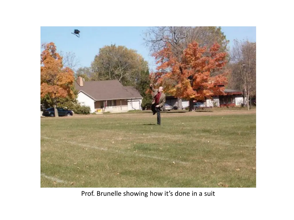 prof brunelle showing how it s done in a suit