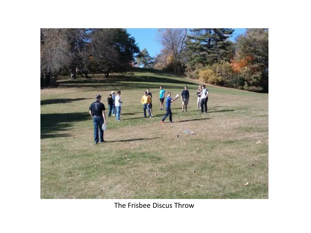 the frisbee discus throw