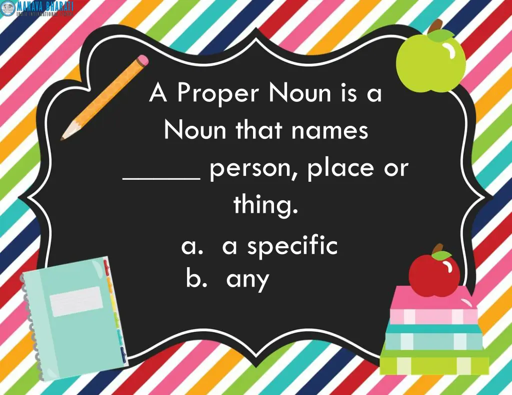 a proper noun is a noun that names person place