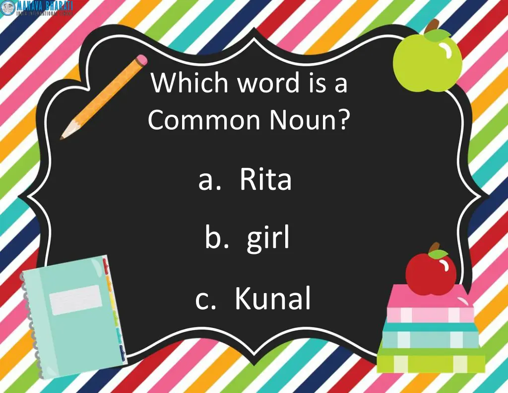 which word is a common noun