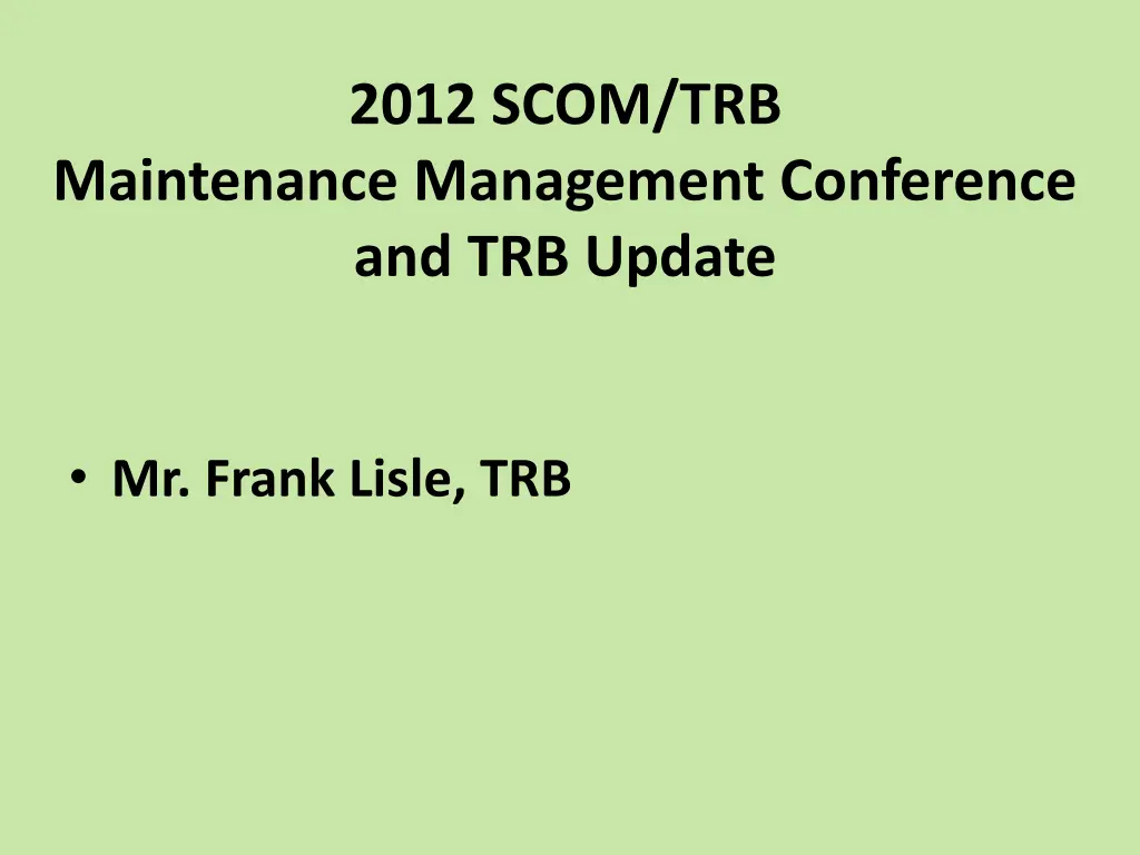 2012 scom trb