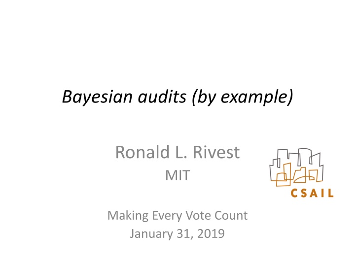 bayesian audits by example