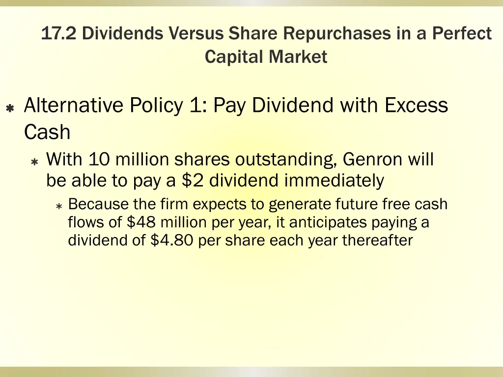 17 2 dividends versus share repurchases 2