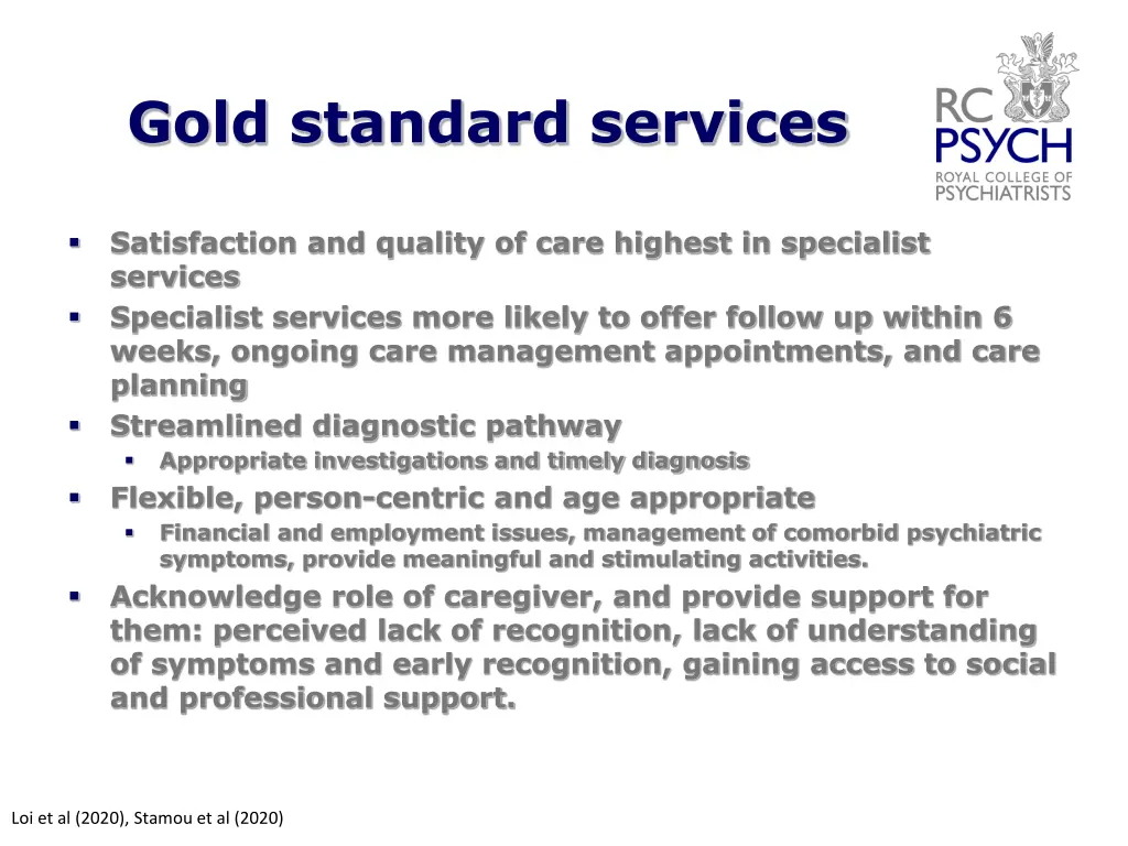 gold standard services