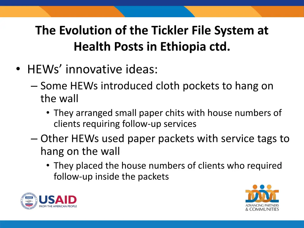 the evolution of the tickler file system 1