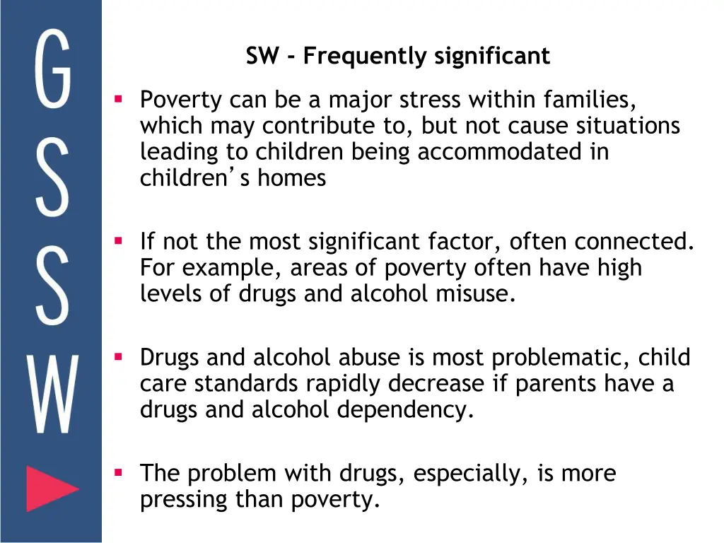 sw frequently significant