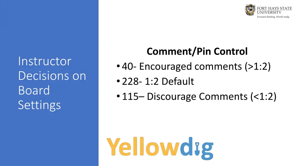 comment pin control 40 encouraged comments