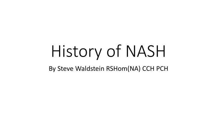 history of nash