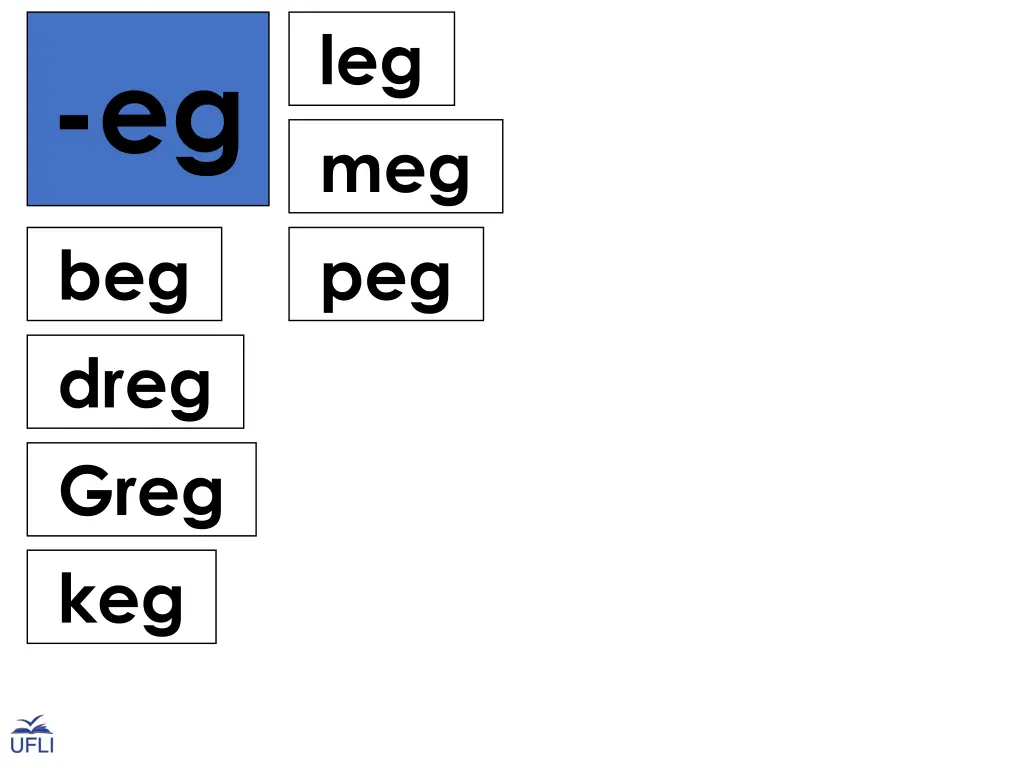 leg meg peg