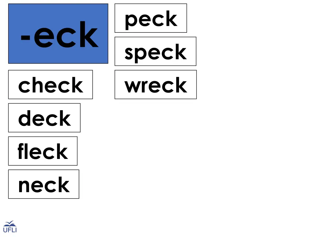 peck speck wreck