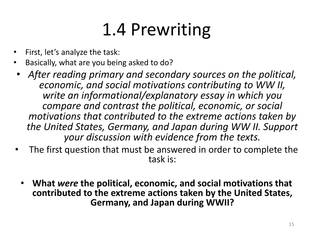 1 4 prewriting