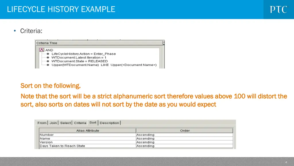 lifecycle history example 3