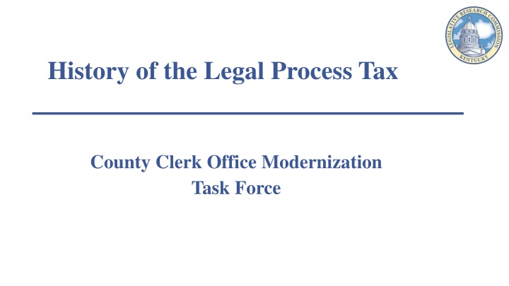 history of the legal process tax