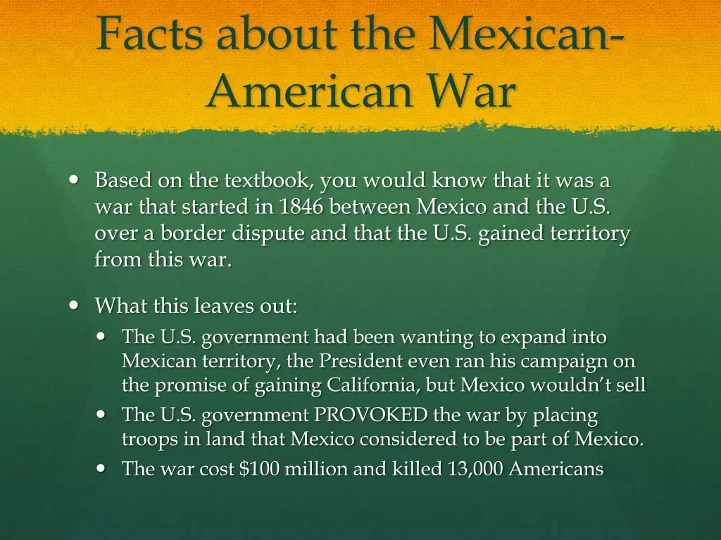 facts about the mexican american war