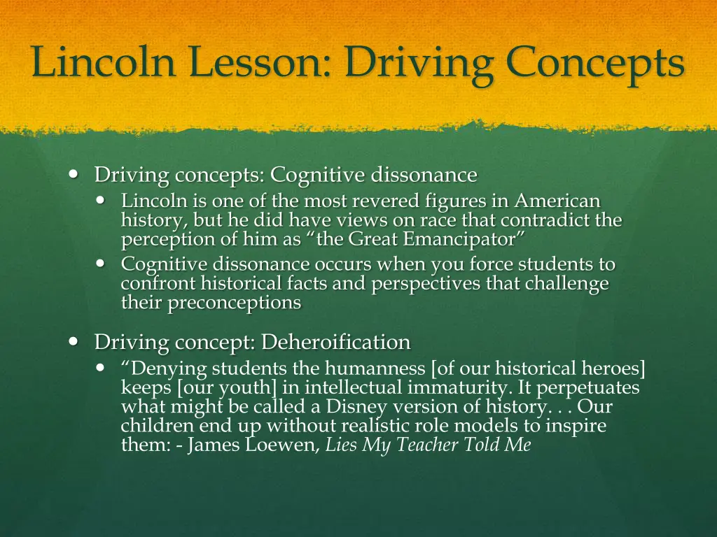 lincoln lesson driving concepts