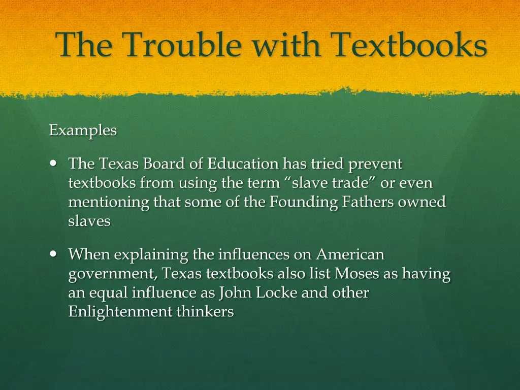 the trouble with textbooks 2