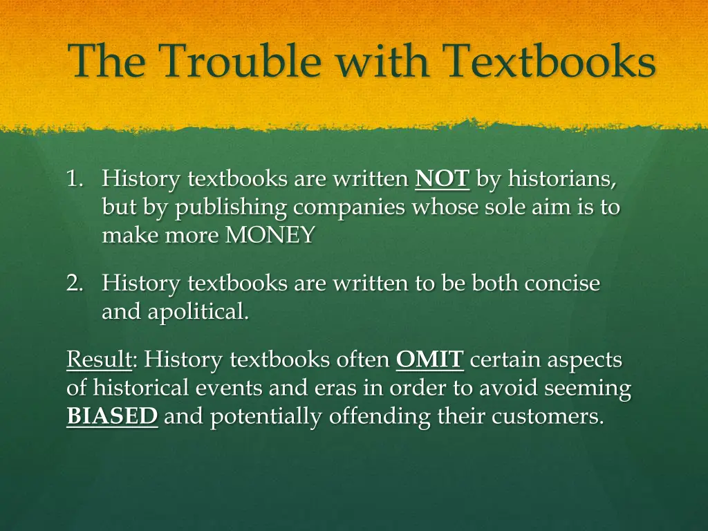 the trouble with textbooks