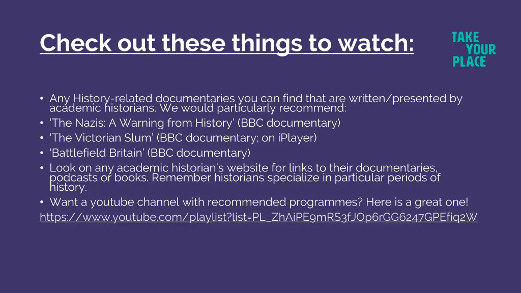 check out these things to watch