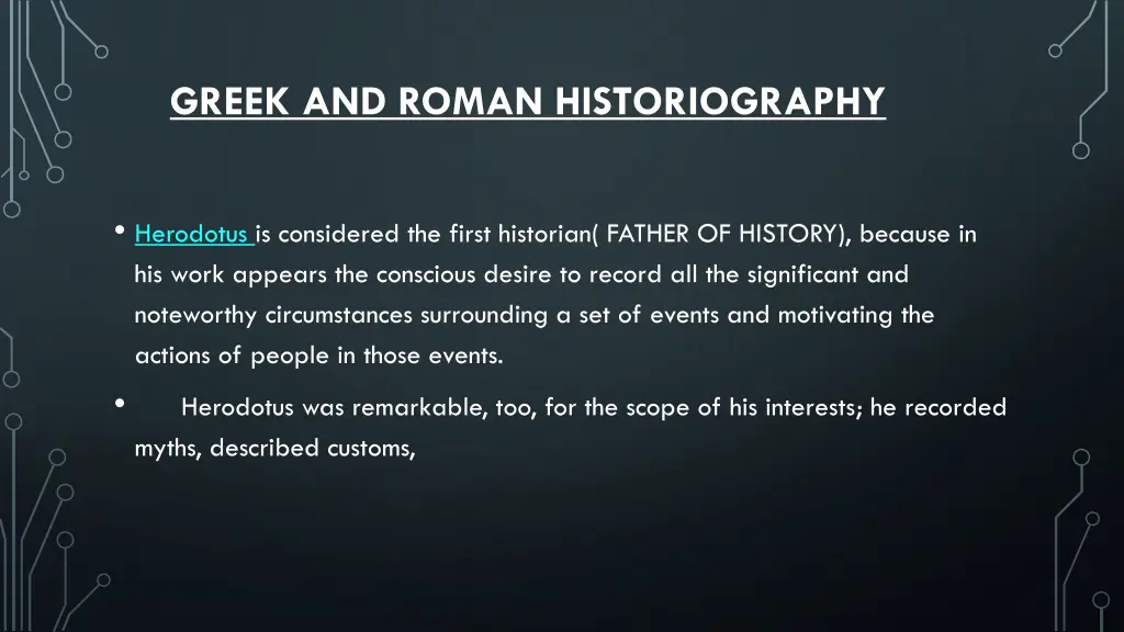 greek and roman historiography