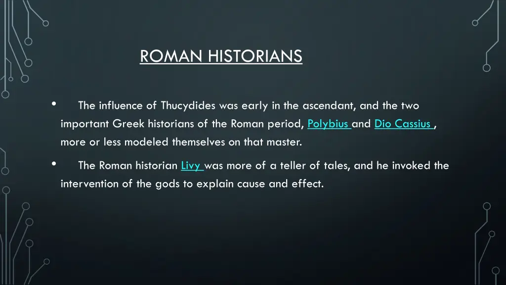 roman historians